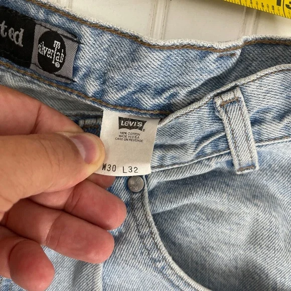 Levi Strauss Silvertab Jeans Stained W30 L32 - Picture 8 of 16